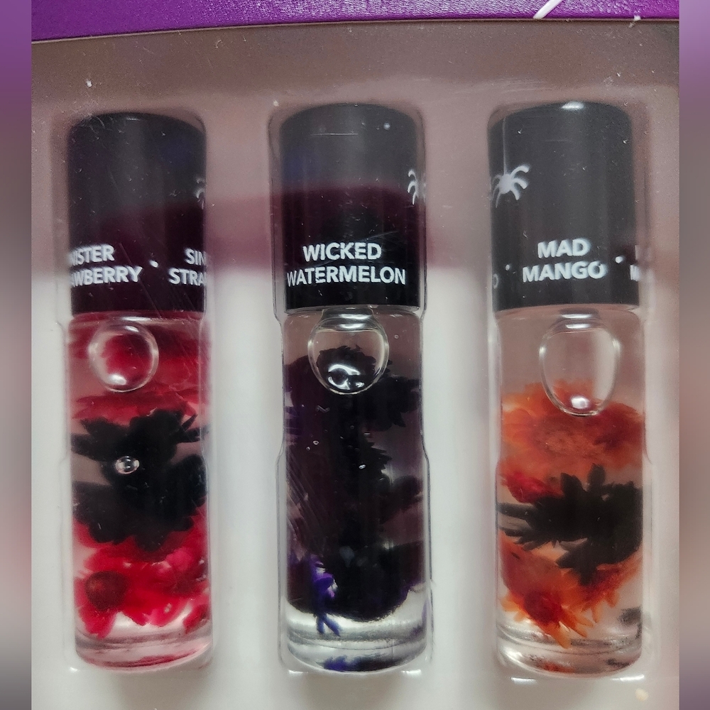 Roll-On Lip Gloss Trio — Sinister Strawberry, Wicked Watermelon & Mad Mango - Picture 4 of 4